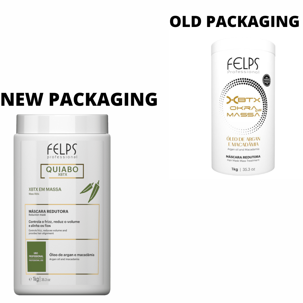 Kit Felps XBTX Omega Zero Nanoplasty and Okra Reducing Mask - 2x1Kg