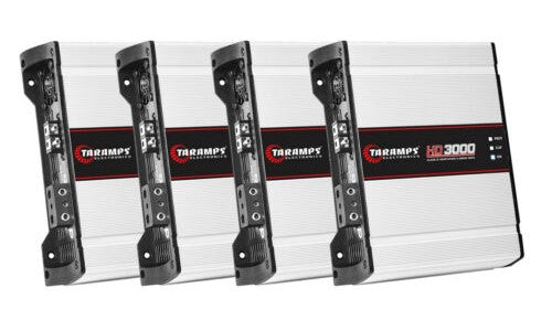 KIt - 4x Taramps HD 3000 1 Channel 3575 Watts RMS - 2 OHMs