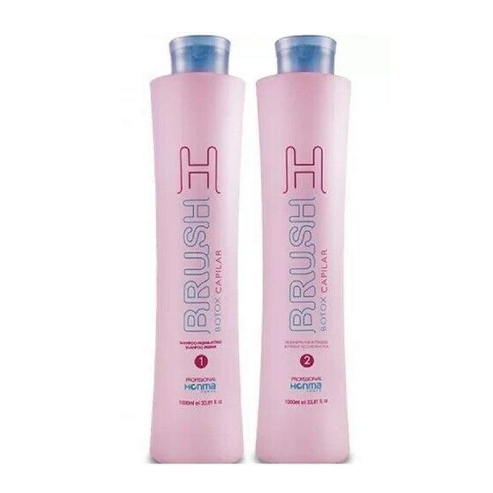 Kit Progressive H-Brush Btox Wennoz (Honma Tokyo) Brazilian Keratin  - 2x1L